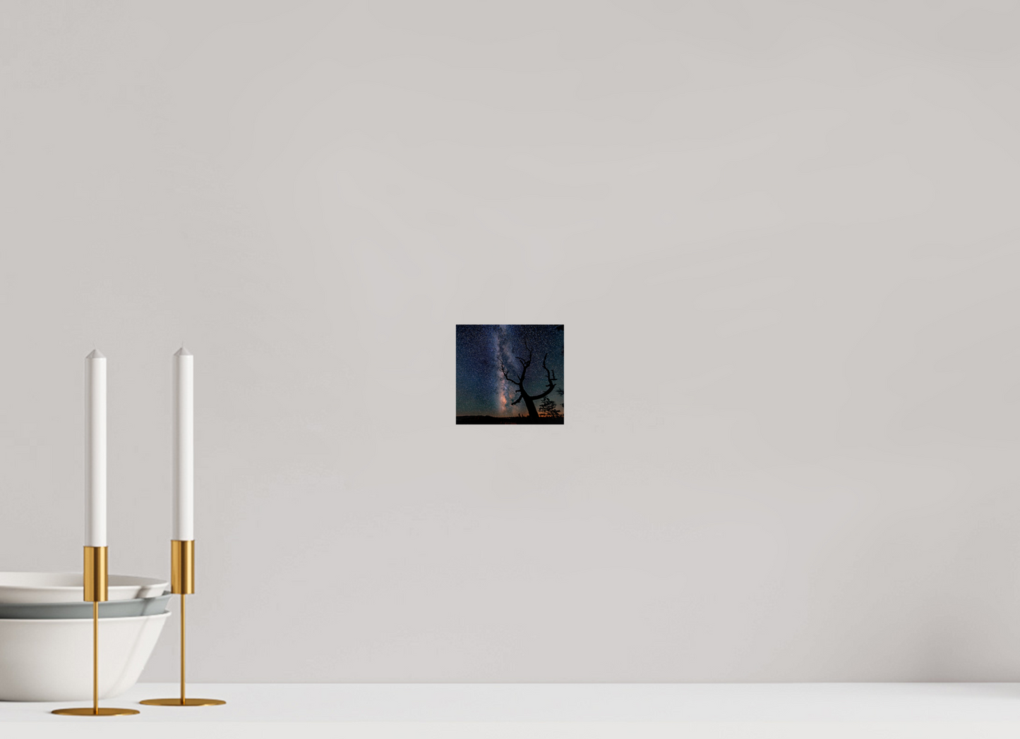 10.8 x 10 cm, Photo Print On Fuji Crystal DP II Bryce Canyon Milky Way