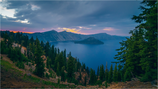 Main image Crater Lake After Sunset