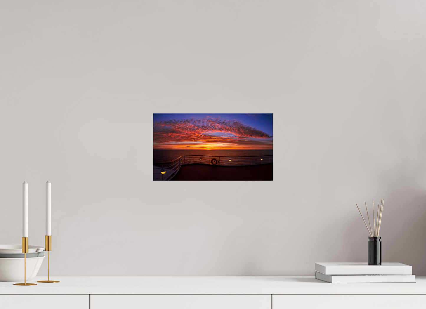 32 x 18 cm, Photo Print On Fuji Crystal DP II Balmoral Sunset