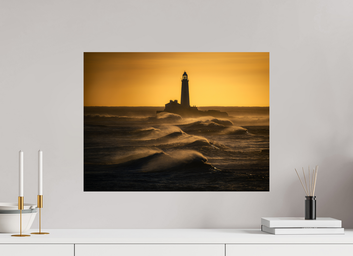 60 x 45 cm, Photo Print On Fuji Crystal DP II St. Mary's January Morning