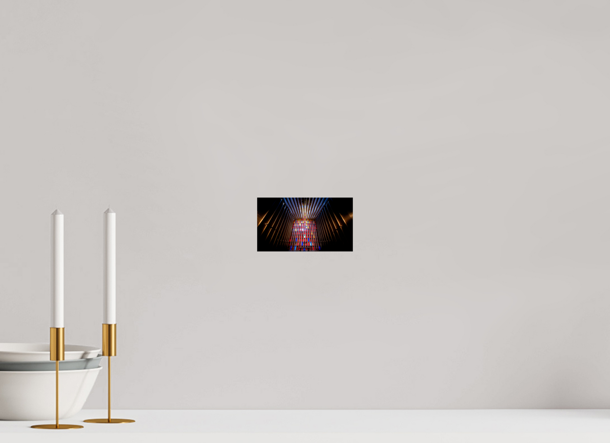 16 x 9 cm, Photo Print On Fuji Crystal DP II Kirkelandet Church
